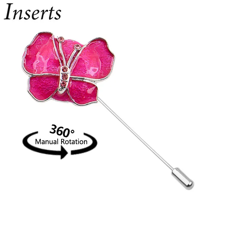 2018 Rivca вставки подарок на день Святого Валентина цветок брошь сплав