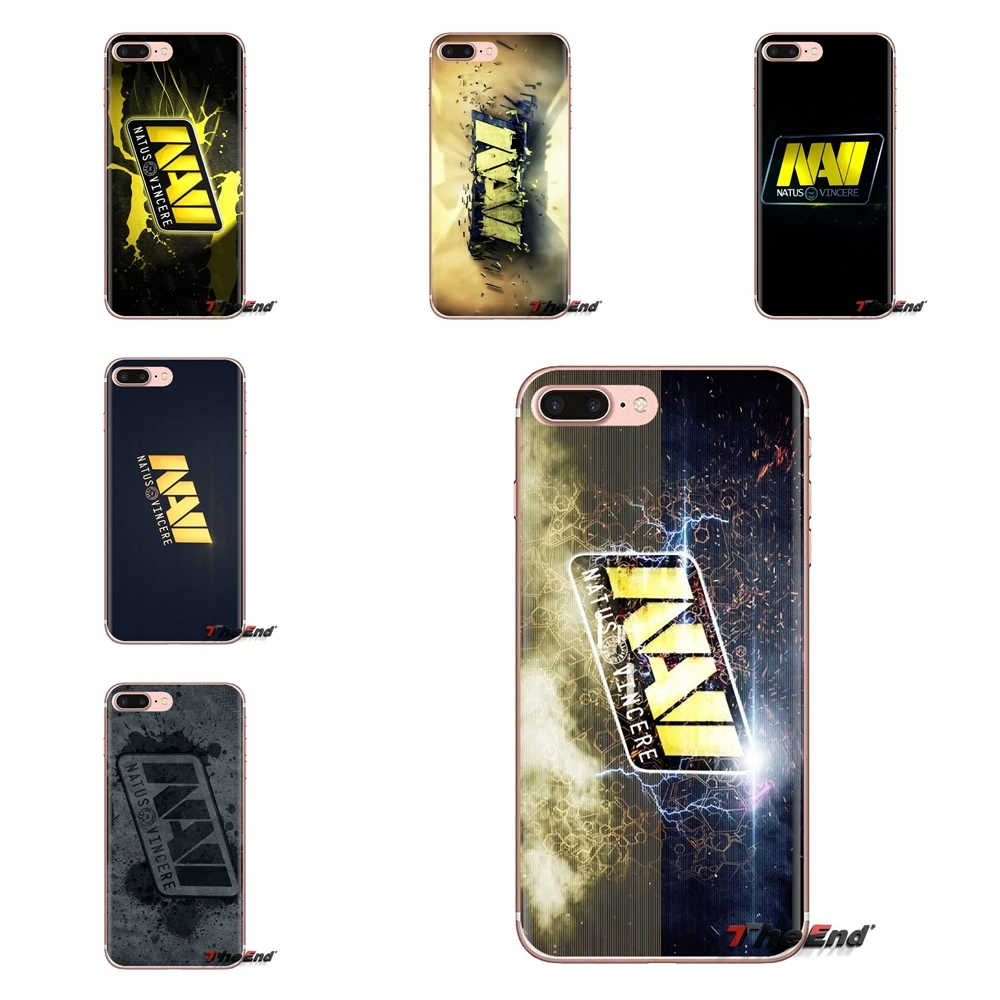 Для Samsung Galaxy S3 S4 S5 Mini S6 S7 Edge S8 S9 S10 Plus Note 3 4 5 8 9 Natus Vincere Win Dota 2 наклейки силиконовые