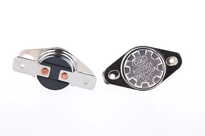 10x250 в 10 А переключатель термостата с контролем температуры 125C Цельсия N.C. KSD301