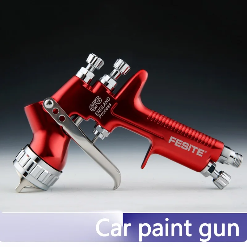 1.3MM GFG Pro professional spray gun red HVLP car paint gun professional automotive finish spraygun