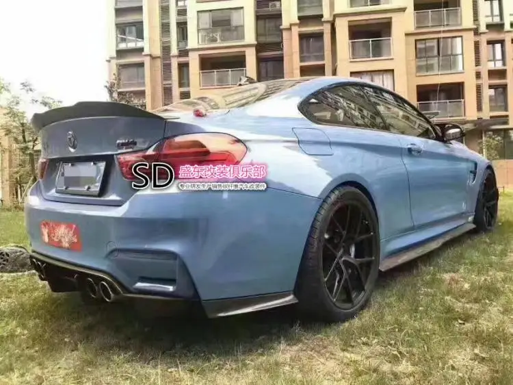 Подходит для BMW M3 M4 F82 f83 углеродного волокна задний спойлер заднее крыло|rear wing|carbon