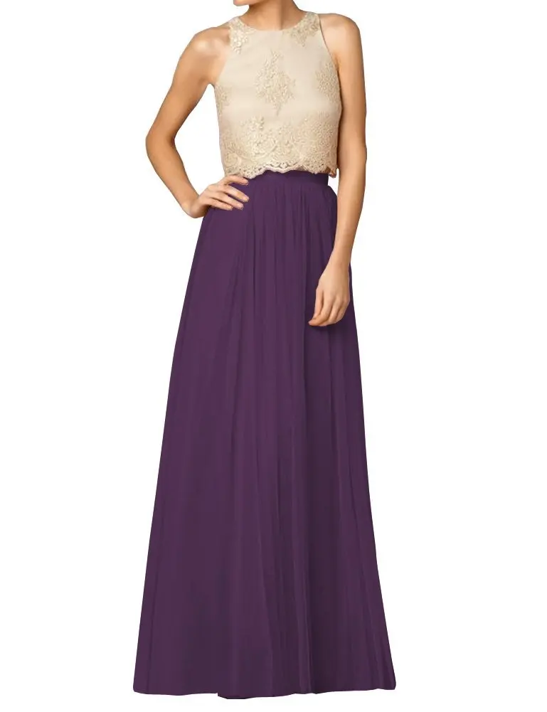 Vestidos Saias Femininas длинные фатиновые юбки макси юбка Эластичная лента нескольких слоев пол Длина невесты длинная юбка Лидер продаж - Цвет: 743 Purple