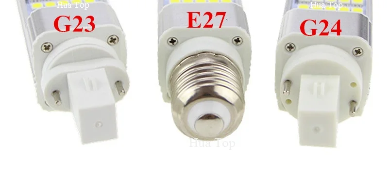 Лампа цилиндрисветодиодный светодиодная с горизонтальным штекером E27 G24 G23