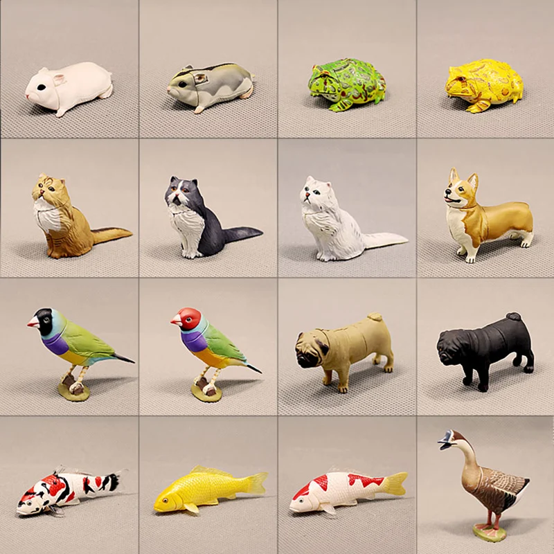 5 pcs DIY lucky bag/assemble animals miniatures/fairy garden gnome/moss terrarium home decor/crafts/bonsai/figurine/supplies | Дом и сад