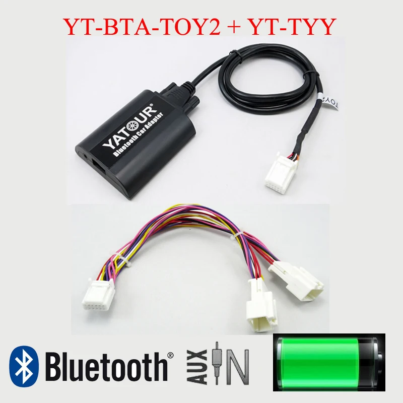 

Yatour BTA Bluetooth adapter car radio MP3 player for Toyota Lexus 6+6pin radios