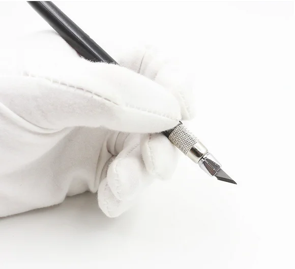 YDL1001 полностью металлический нож для резьбы модельный ручки с 11 запасными