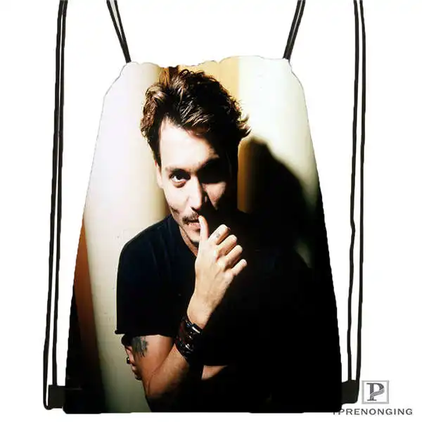 Изготовленный На Заказ Рюкзак на шнурке с изображением Джони-Деппа милый детский