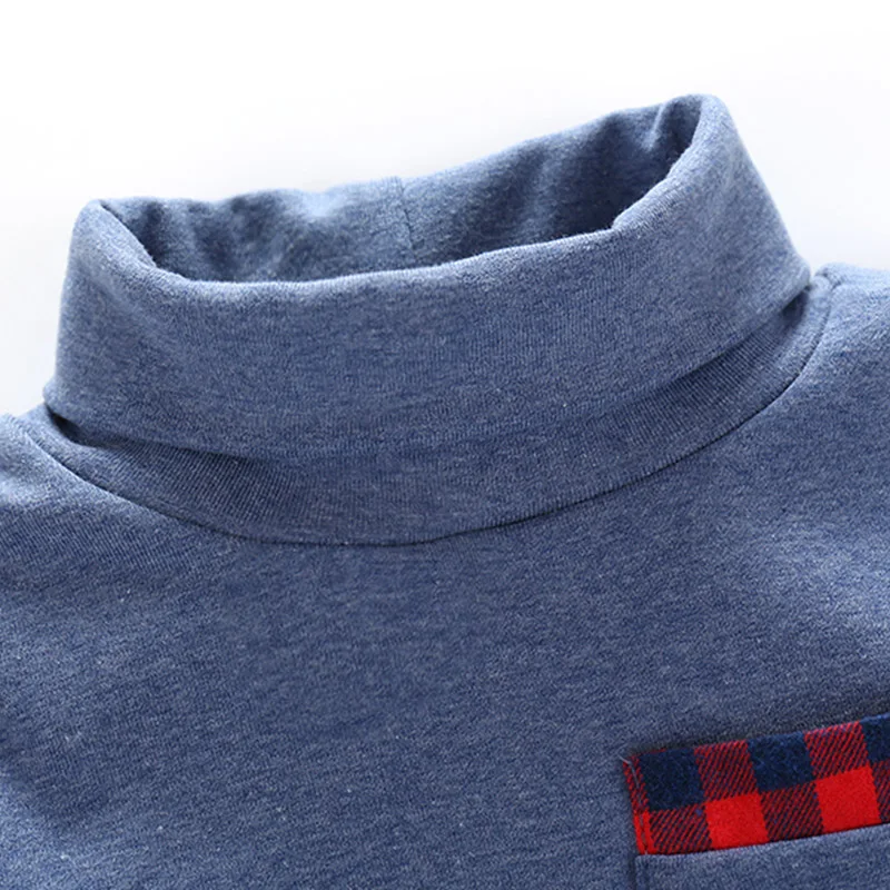 Детская рубашка осенняя одежда для отдыха с длинными рукавами и высоким