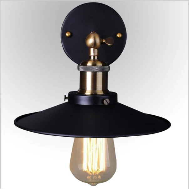 Vintage Plated Industrial Wall Lamp Retro Loft LED Light Lamparas De Pared Stair Bathroom Iron Sconce | Лампы и освещение