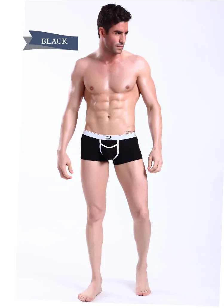 WJ Мужское нижнее белье боксер самакуэка Homme Masculina скольжения Homme сексуальное мужское нижнее белье Calzoncillos спандекс мужские шорты-боксеры брендовая одежда