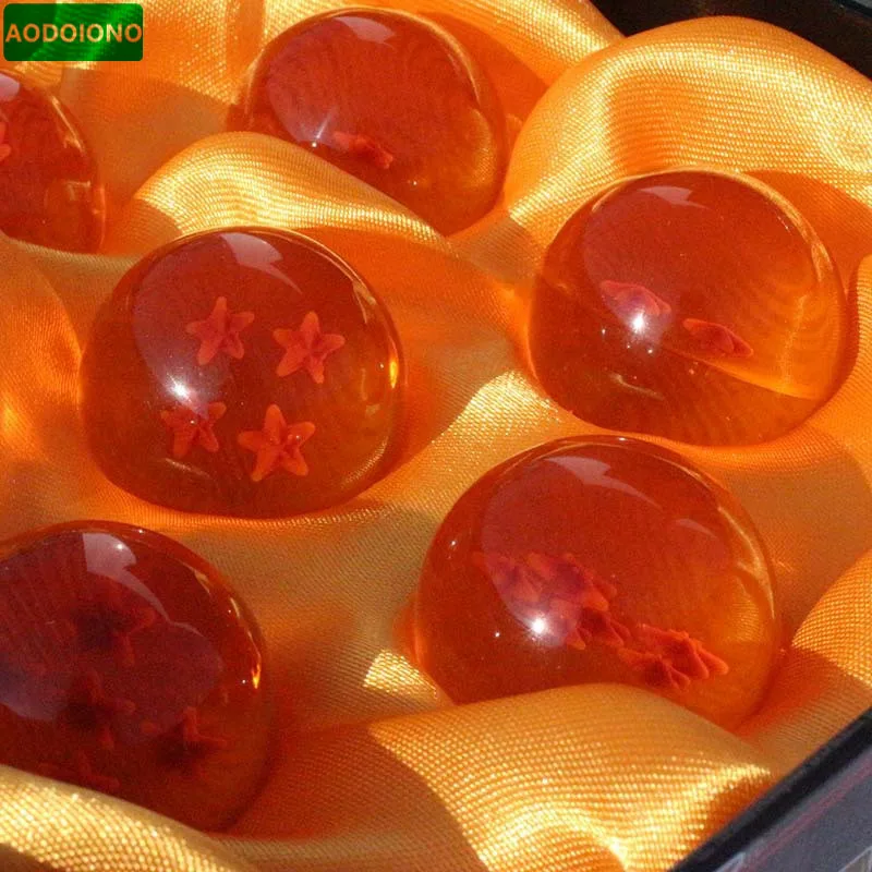7 шт./компл. Dragon Ball Z 3.5 см новые в коробке DragonBall Звезд Хрустальный шар Мячи