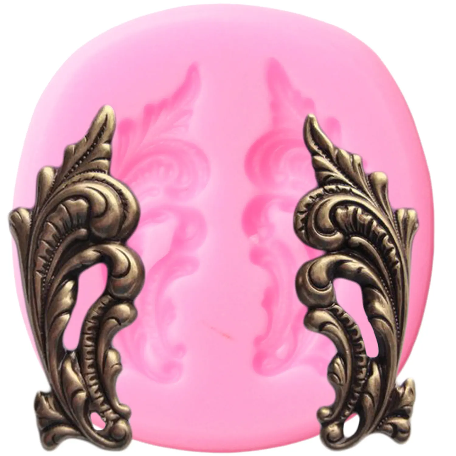 3D ремесла рельефная силиконовая форма листик для торта граненые инструменты