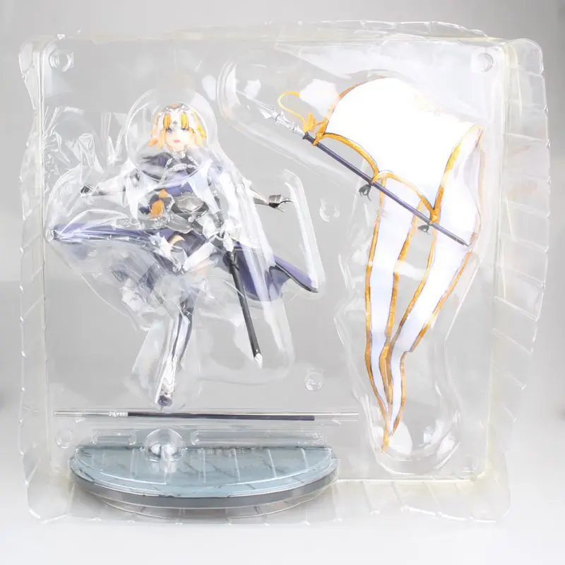 no box 1/7 Масштаб Аниме Фигурка Fate/Grand Order линейка/Жанна д 'Арк с флагом Ver Коллекционная ПВХ модель игрушки для друга подарок - Цвет: no box
