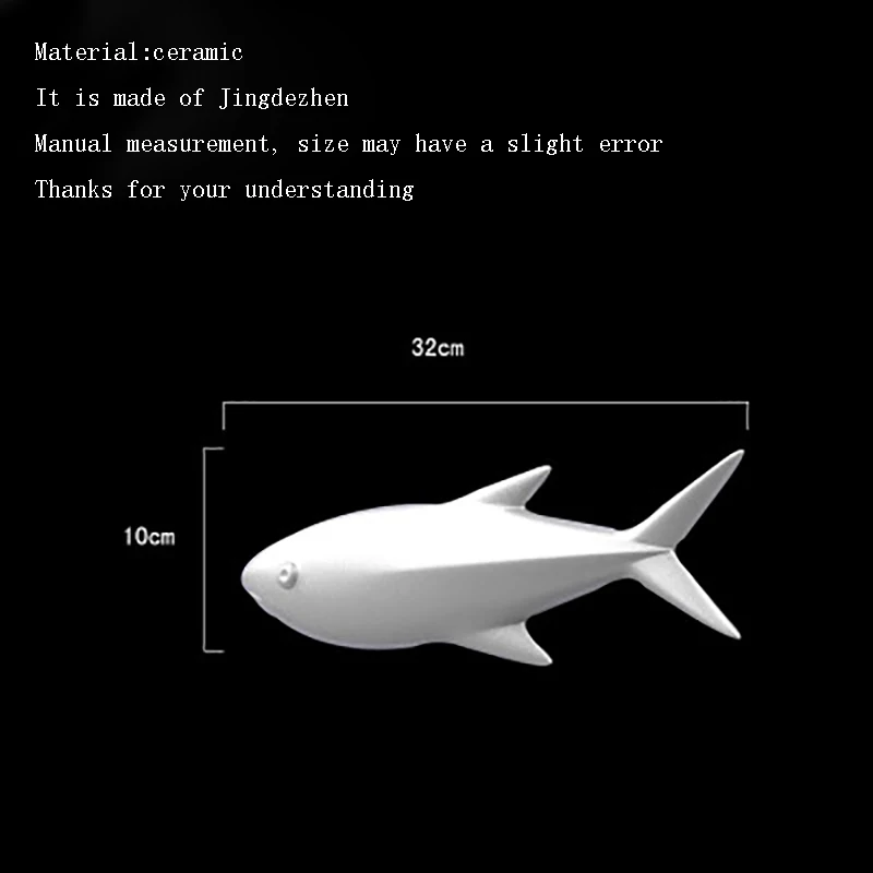 C Креативная керамическая модель рыбы Цзиндэчжэнь, украшение для дома на стену, декор для дивана, телевизора, украшения на стену, художественные фигурки - Цвет: C