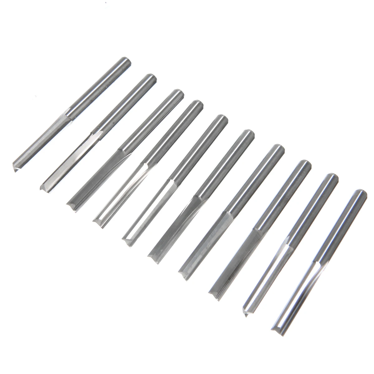 Набор фрез из вольфрамовой стали длина 17 мм 10 шт.|cnc router bits|router bitslot milling cutters |