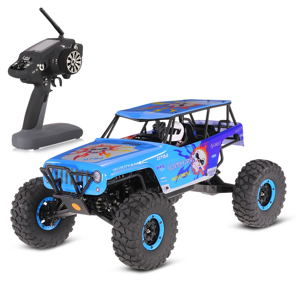 WLtoys 10428 1:10 RC Автомобиль 2 4G 4WD Электрический шлифованный Рок Гусеничный RTR