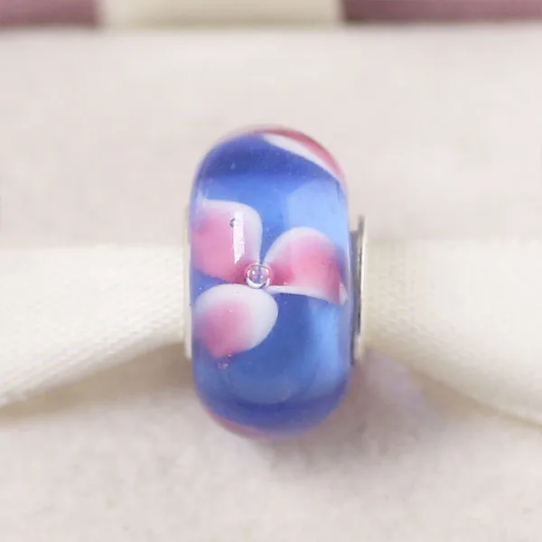 A172(2) Прямая поставка, европейские разноцветные стеклянные бусины Lampwork из муранского стекла Aolly, очаровательные бусины, подходят для Пандоры, для девочек, DIY Браслеты и браслеты, ювелирные изделия - Цвет: A172(2)