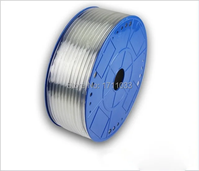

8mm*5.5mm*100m Tube PU transparent Pneumatic Hose Blue or white color clear tube