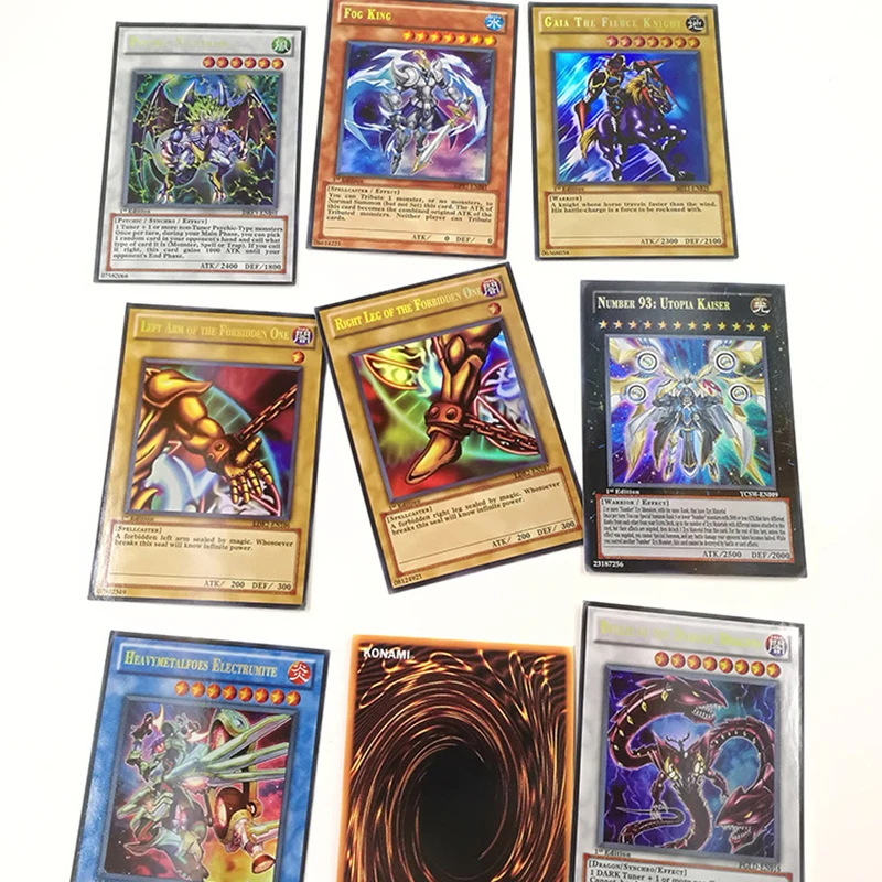 41 шт./компл. Yu Gi Oh игры не повторяющие английские карточки игровая коллекция карт