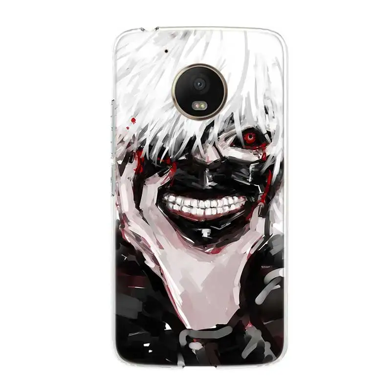 Силиконовый чехол-накладка с корпусом корпуса японского Аниме Tokyo Ghoul для Motorola MOTO