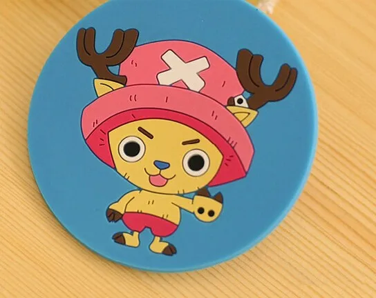 1 шт. Лидер продаж мультфильм милый держатель для напитков столовых Кнопка coaster