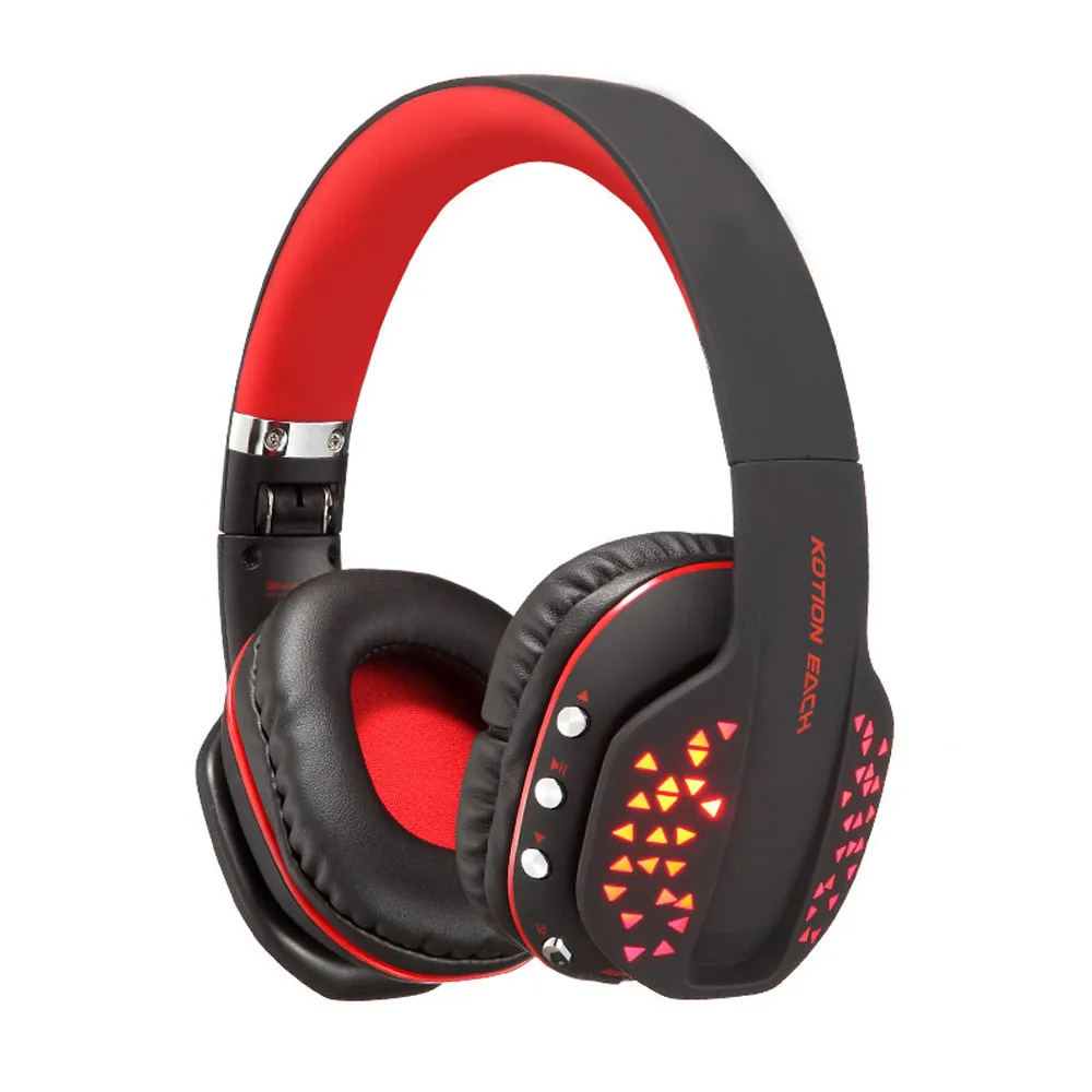 KOTION каждый B3507 Fodable Bluetooth наушники беспроводные стерео портативные спортивные наушники гарнитура с микрофоном для iPhone Xiaomi