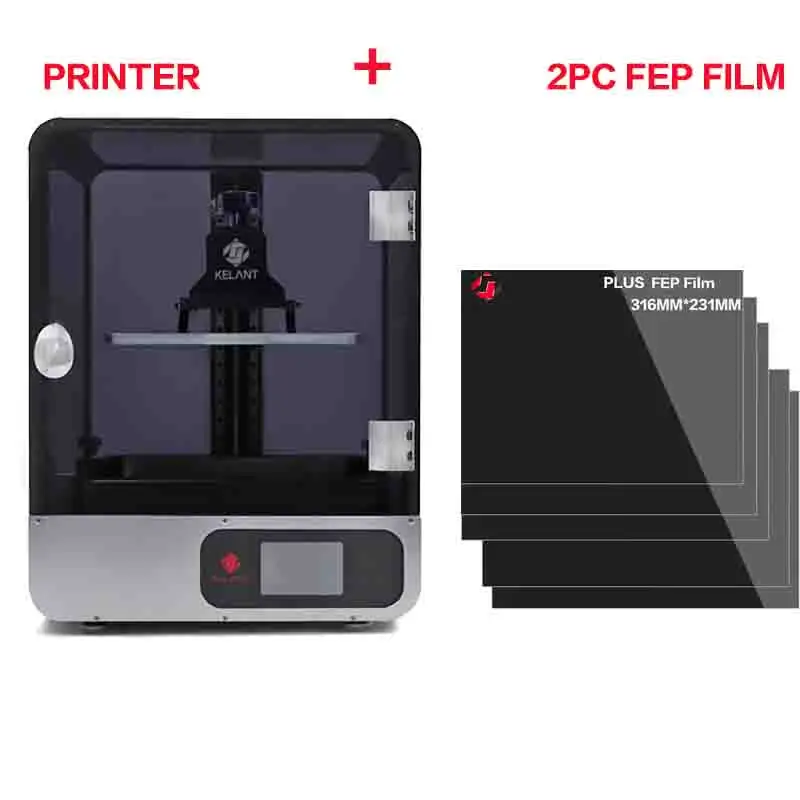 printer add 2pc film Kelant 8,9 дюймов 2 K 3d принтер Фотон УФ-смола SLA Light-Cure 192*120*160 мм Строительная область принтер 3д принтер - Цвет: printer add 2pc film