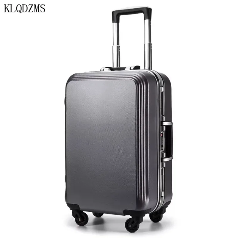 

KLQDZMS 20/22/24/26/28inch New Luggage Men's Frosted Scratch-resistant Trolley Bags for Women with Wheels Rolling Suitcase