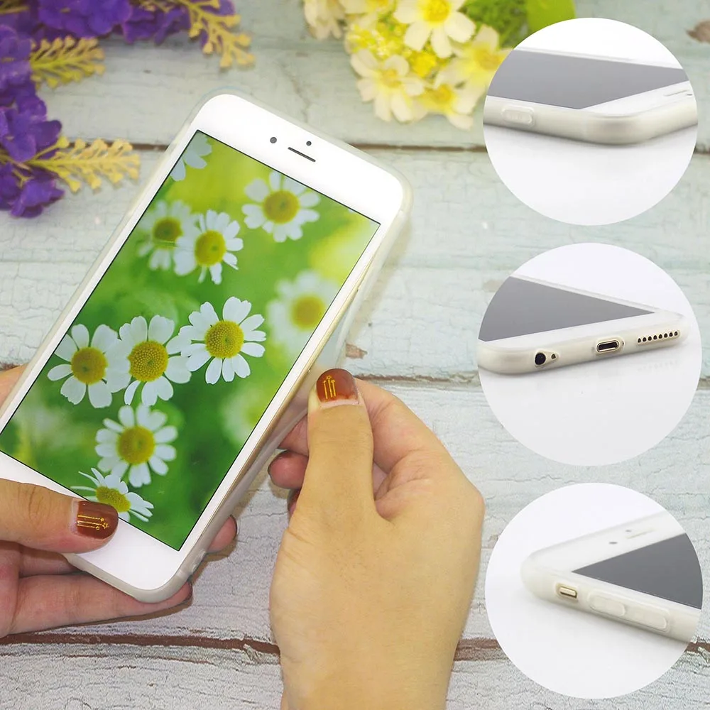 Мягкий Нескользящий чехол из ТПУ для iPhone 6S Plus 8 XR X 7 6 5 SE Xs Max 11 pro|Бамперы| |
