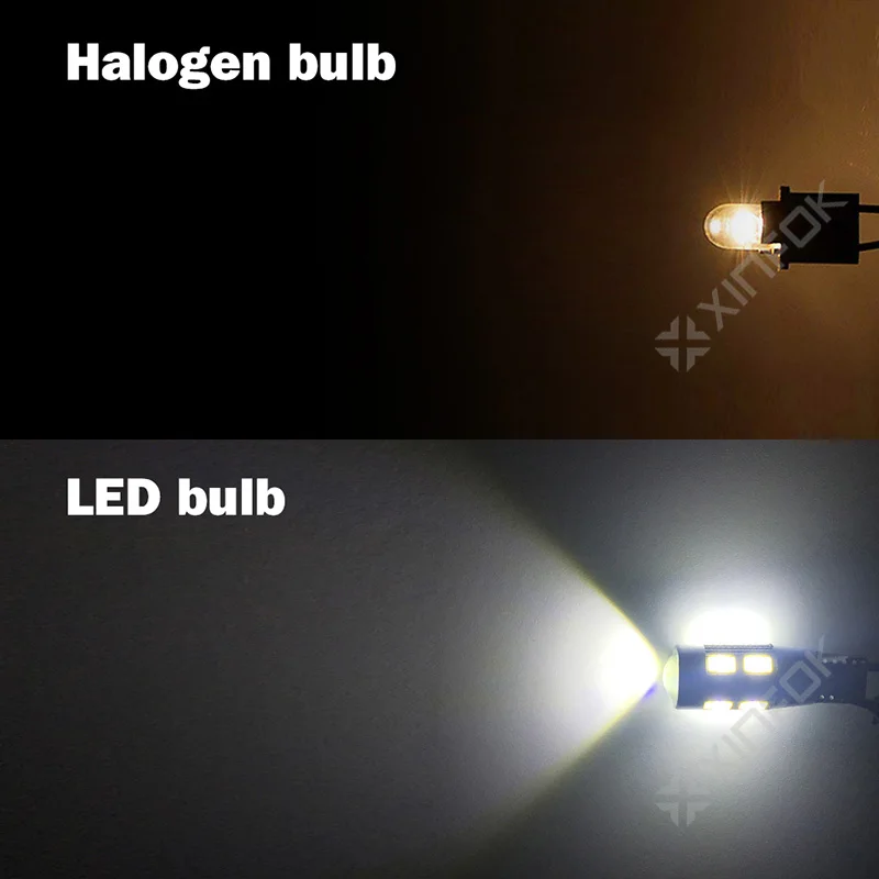 2 шт. автомобильные светодиодсветодиодный лампы 5630 10SMD W5W 194 T10|Сигнальная лампа| |