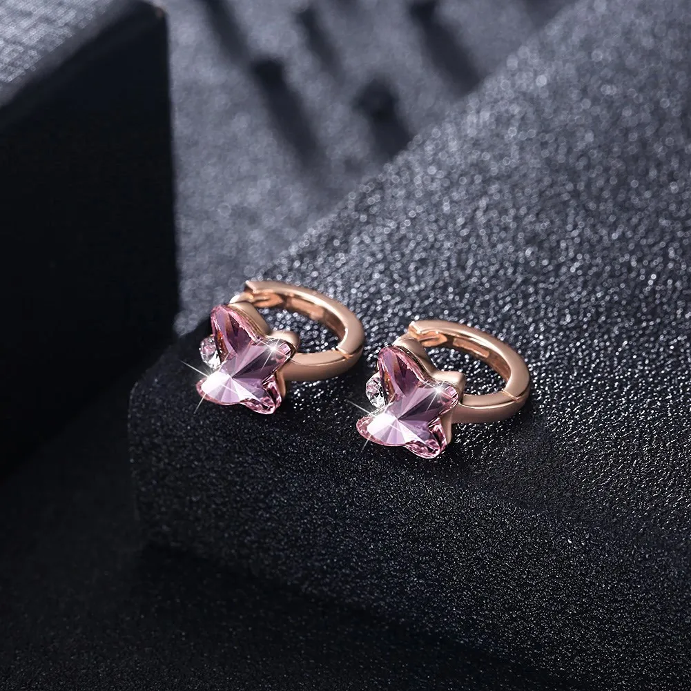 Серьги из серебра 925 пробы в европейском стиле ювелирные изделия украшенные
