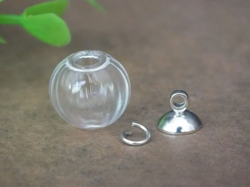 Бесплатная Доставка! 16 мм тыква искусственная форма серебряная крышка с цепочкой