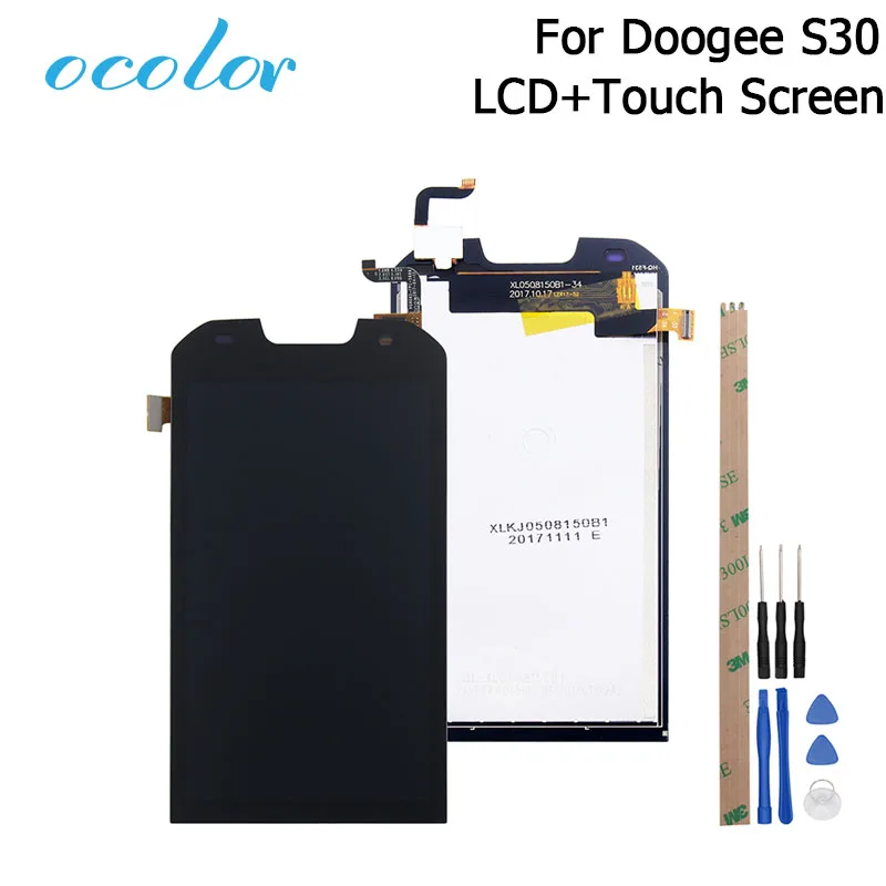 Ocolor Для Doogee S30 ЖК дисплей и сенсорный экран 5 0 дюймов дигитайзер сборка Замена +