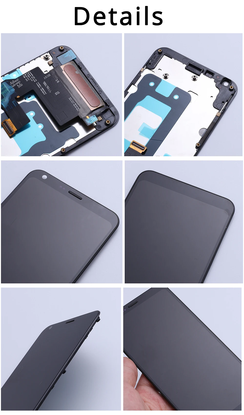 5,5 '' для LG Q6 LG-M700 M700 M700A US700 M700H M703 M700Y ЖК-дисплей дисплей+ кодирующий преобразователь сенсорного экрана в сборе с рамкой