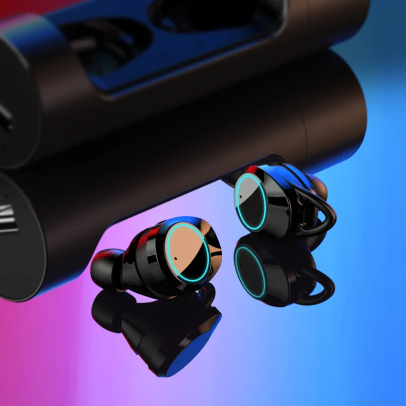 Беспроводные наушники с глубокими басами Bluetooth 5 0 водонепроницаемые зарядным