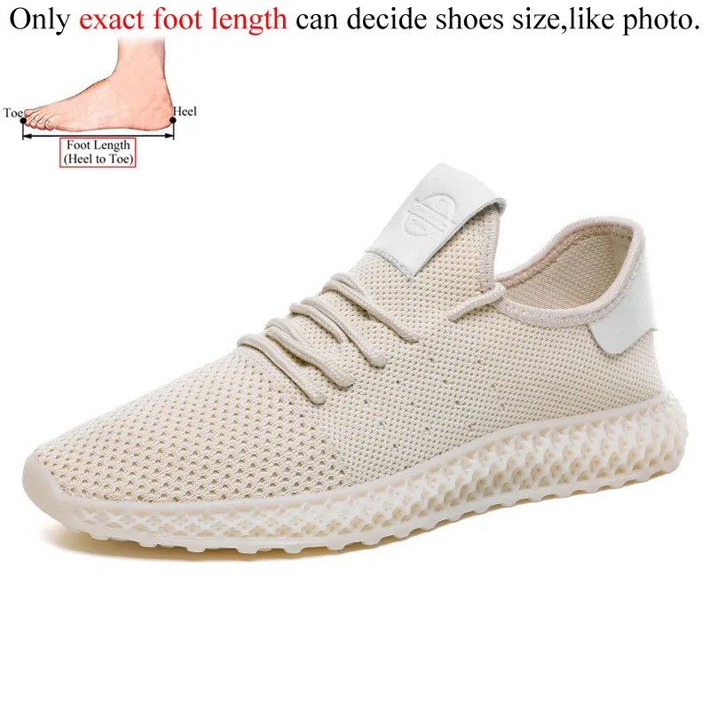 Beige Спортивная обувь для мужчин; коллекция года; кроссовки из сетчатого материала; chaussure homme basket; мужские летние спортивные кроссовки на шнуровке; Мужская дышащая обувь - Цвет: Beige