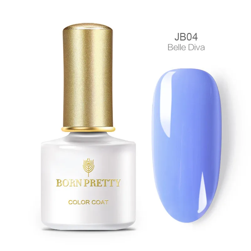 BP-JB04 BORN PRETTY Blue серия Гель-лак для ногтей 6 мл замачиваемый УФ-Гель-лак чистый цвет лак для ногтей Гель-лак долговечный - Цвет: BP-JB04