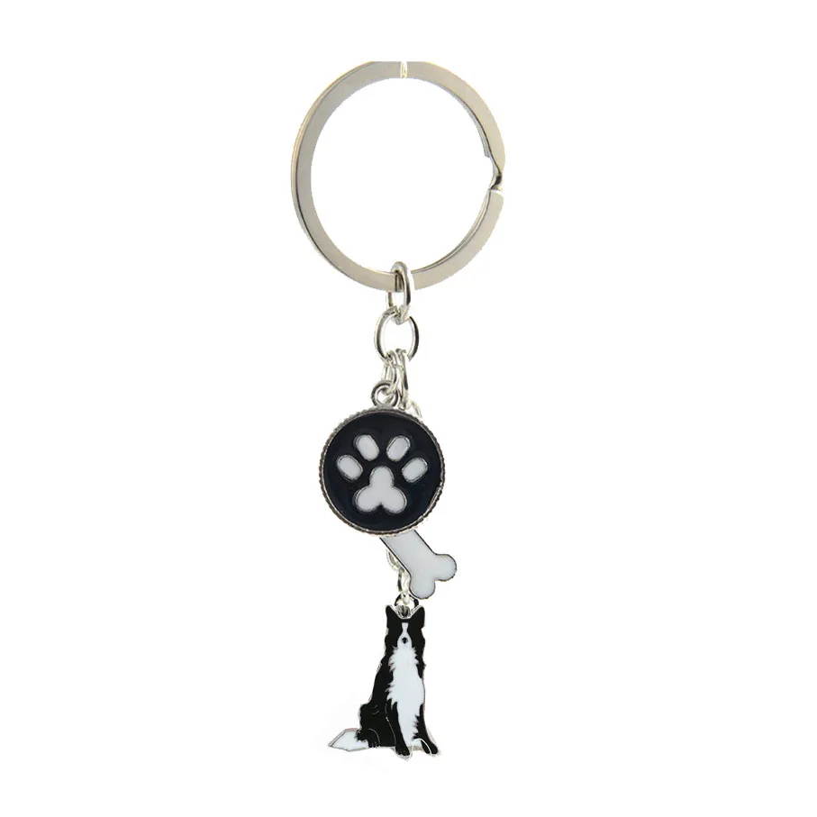 Брелок для ключей Flyingforest с подвеской в виде собаки|bag charm|charm keychainfashion keychain |