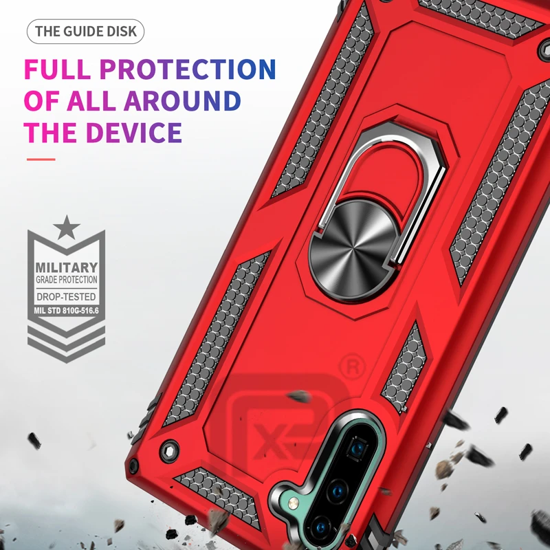 Для samsung Galaxy Note 10 Plus Note10 + чехол кольцо Броня противоударный для |