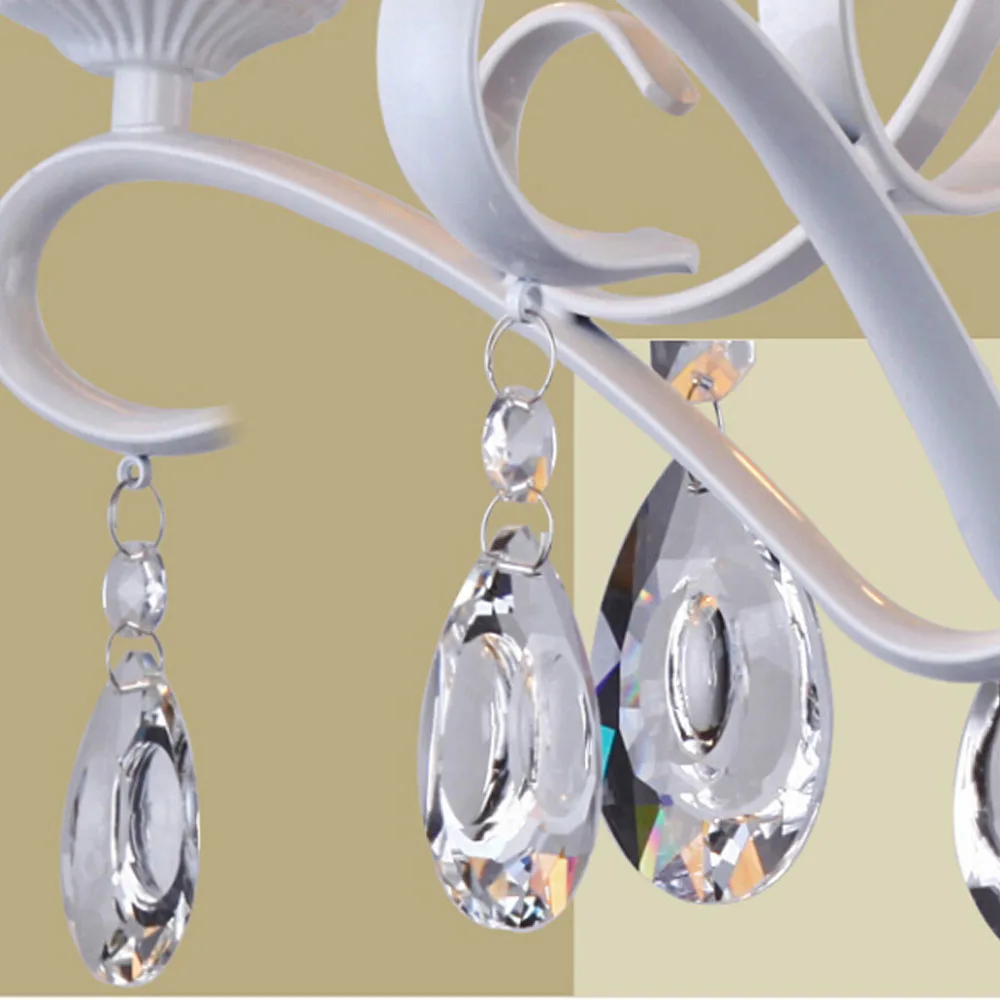 Европейская детская спальная комната принцессы модное освещение хрустальная