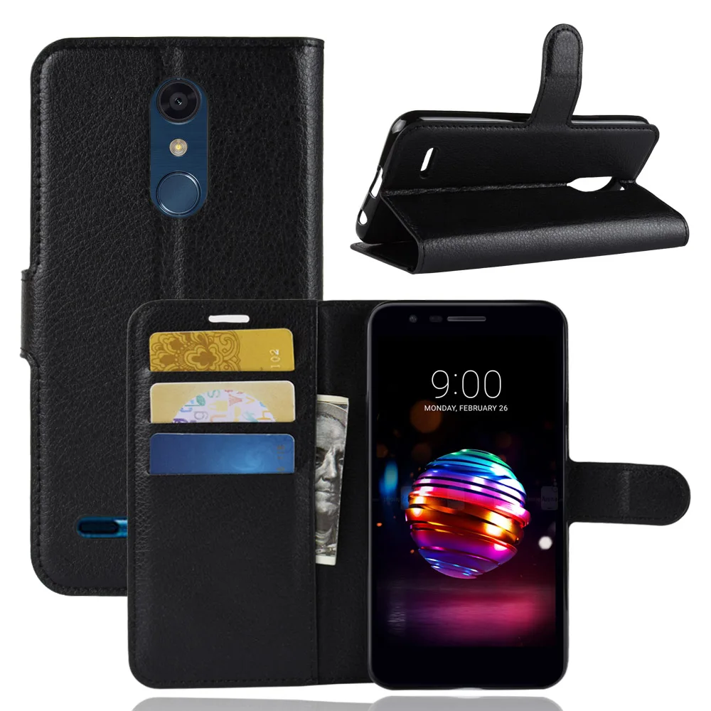 Кожаный чехол для LG K10 K30 чехол для телефона чехол-портмоне с откидной крышкой чехол для LG K4 K7 K8 K10 G7 подходит V50 G8 Thinq M2 с отделением для карт чехол