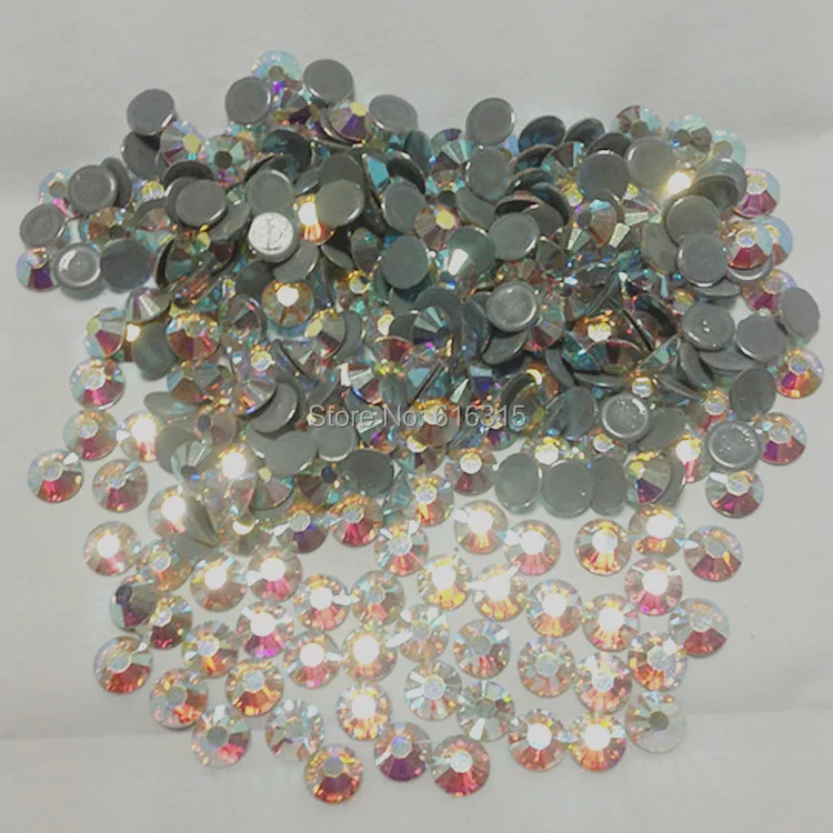 Оптовая продажа австрийских стразы горячей фиксации SS 16 кристалл AB Цвет 4 мм
