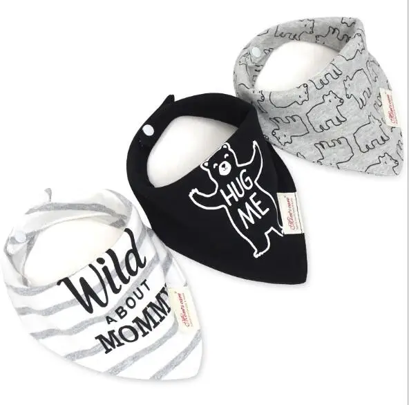 

3 Pack Soft Newborn Baby Bibs Soft Bib Burp Cloth For Babies Girls Boys Bibs Babies Clothing s Feeding Smock Infant Towel Burp