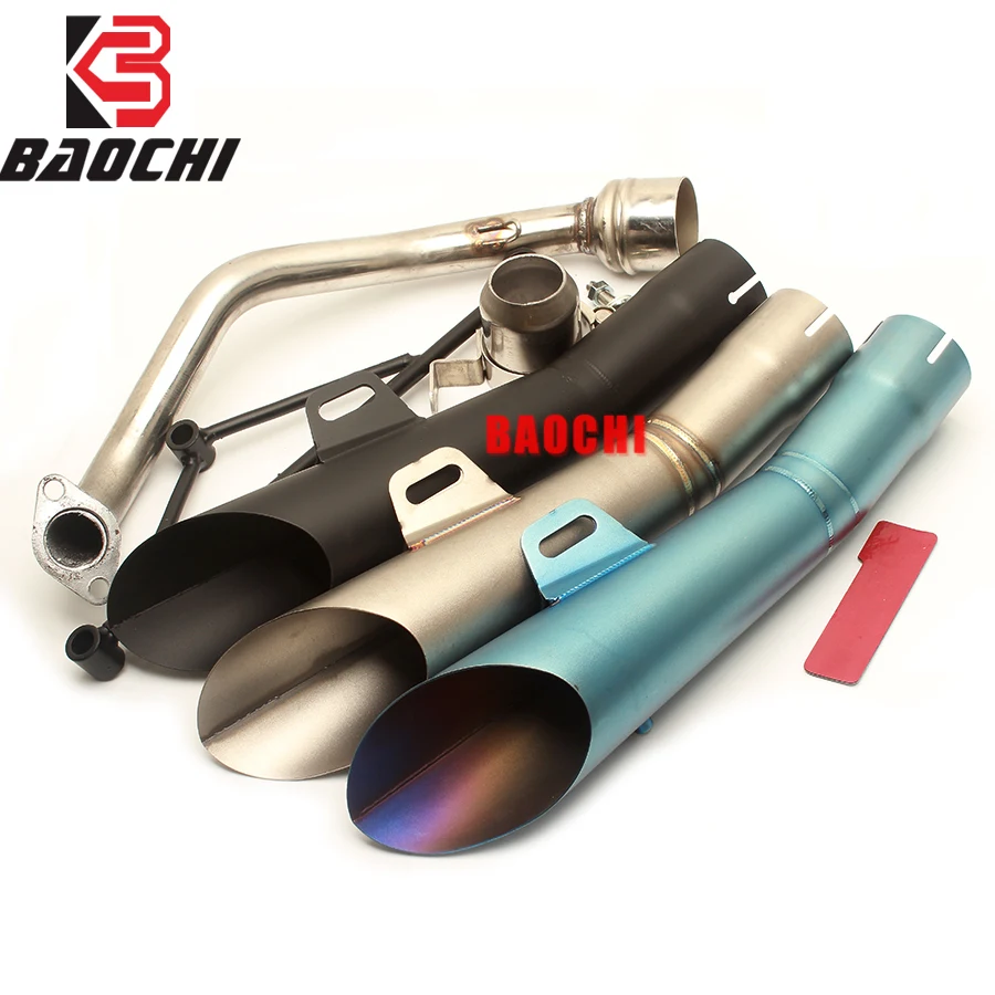 Для мотоцикла выхлопная система средняя труба Escape глушитель Akrapovic Yamaha 125cc скутер