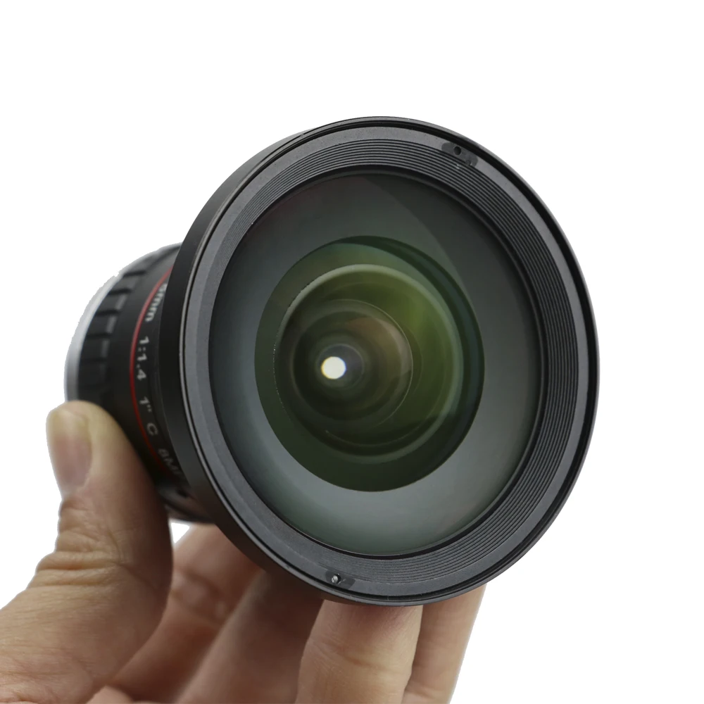 1 дюймов 8MP его 4K объектив 8 мм большой угол Starlight F1.4 C крепление для электронной полиции или дорожной камеры