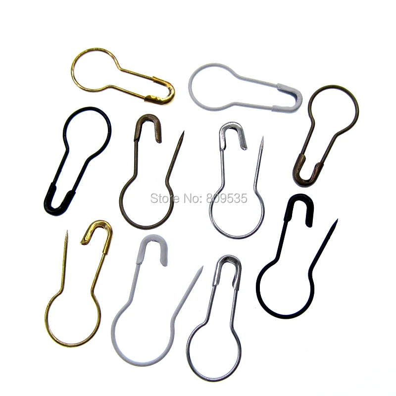

100pcs Copper small safety pins DIY Craft Supplies round calabash buckle pins clothes knitting for sewing tool 20mm