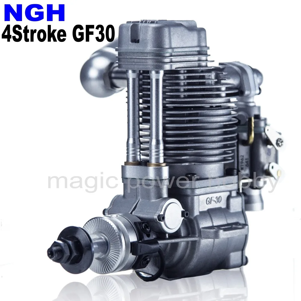 4 тактный газовый двигатель NGH GF30 30CC бензиновый для радиоуправляемого самолета