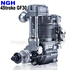 4-тактный газовый двигатель NGH GF30 30CC, бензиновый двигатель для радиоуправляемого самолета, Мультикоптер, Дрон с двигателем 30CC