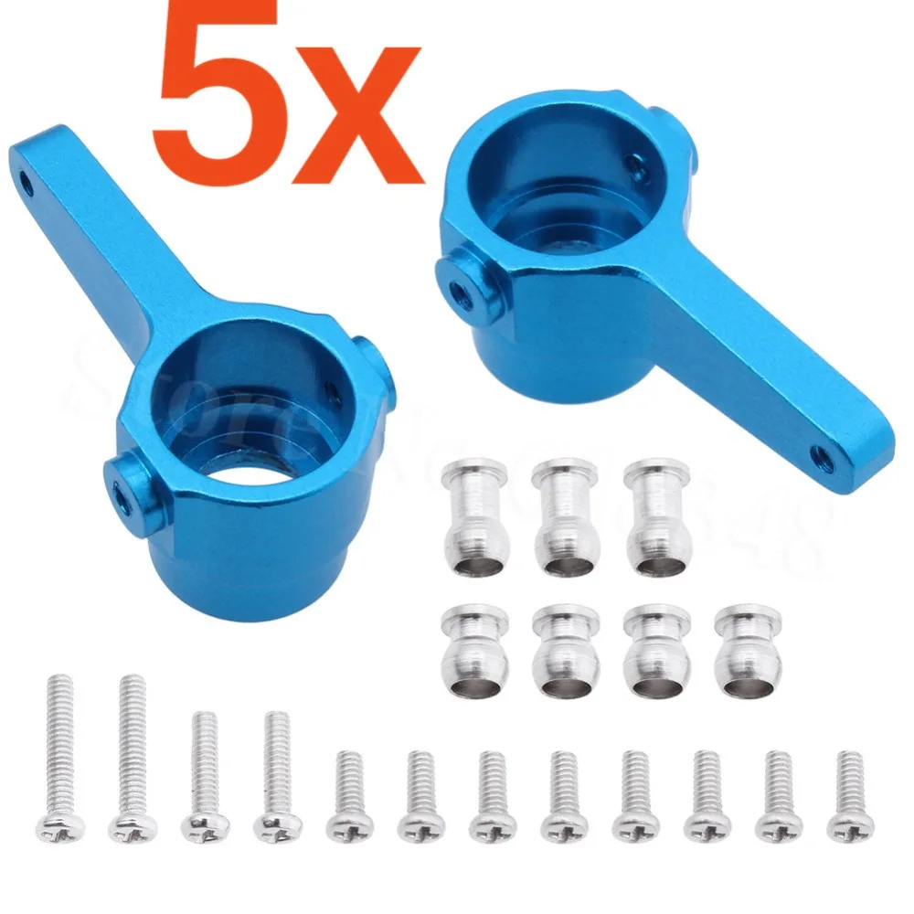 

5Pairs/lot Front Steering Hub Carrier L/R For RC WLtoys 1/28 RC Car K969 K989 K999 P929 4WD Short Course Drift Off Road Rally