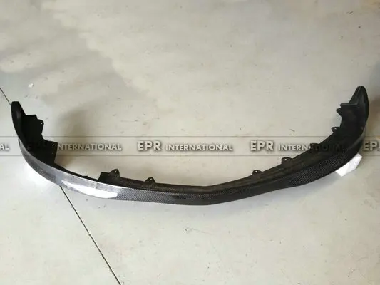 Для Evolution EVO 9 SE стиль углеродное волокно передняя губа ДЛЯ Mitsubishi глянцевое